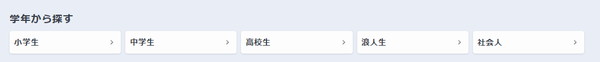 マナリンクの検索条件（学年）